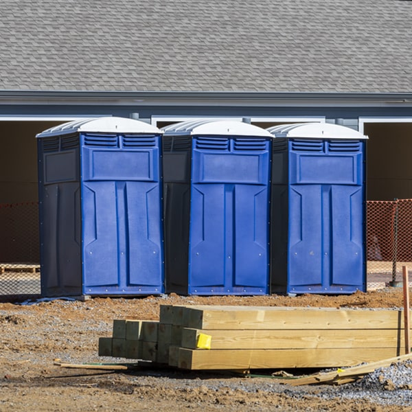 how do you dispose of waste after the portable restrooms have been emptied in Templeton